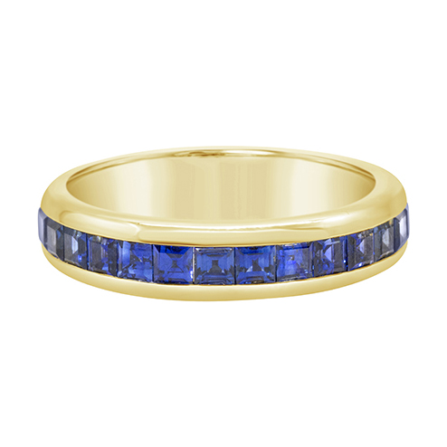 18K Diamond Part Way Band